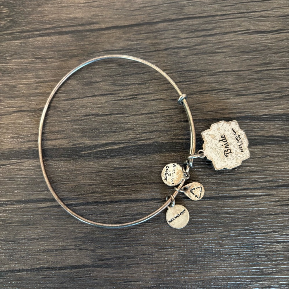 Bride Happily ever after Alex and Ani bracelet - Picture 2 of 3
